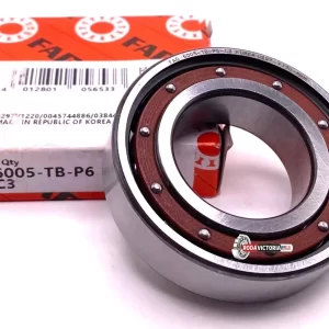 FAG 6005 TB P6 C3 Deep Groove Ball Bearing, Open Type, No Seals 25x47x12 mm