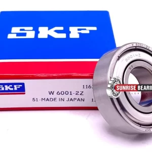 SKF W6001 ZZ Stainless Steel Ball Bearing, Metal Shielded 12x28x8 mm