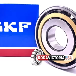 SKF USA 7409 BCBM Angular Contact Ball Bearing,Brass Cage 45x120x29 mm