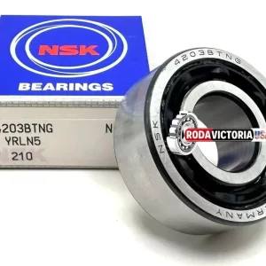 NSK Germany 4203 BTNG Deep Groove Ball Bearing, Open Type, No Seals 17x40x16 mm