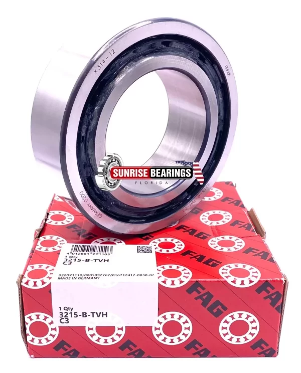 FAG Germany 3215 B TVH C3 Angular Contact Ball Bearing 75x130x31.3 mm - Image 3