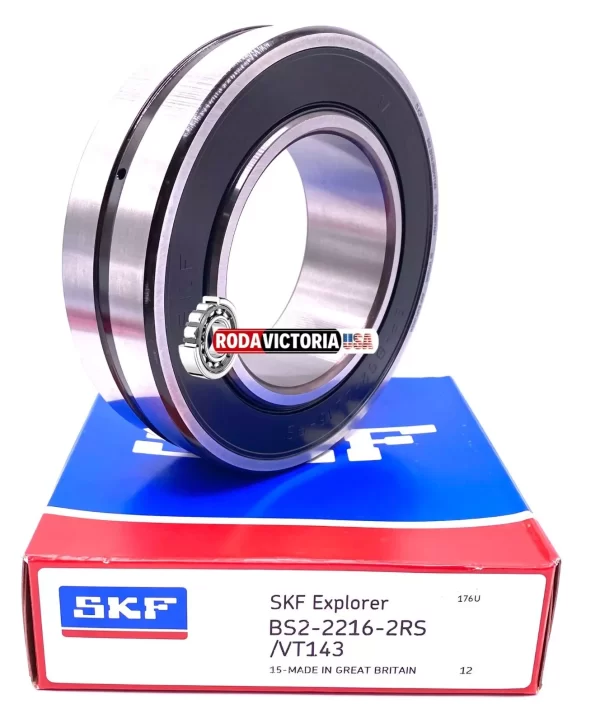 SKF BS2-2216 2RS/VT143 SPHERICAL ROLLER BEARING 80x140x40 mm - Image 5