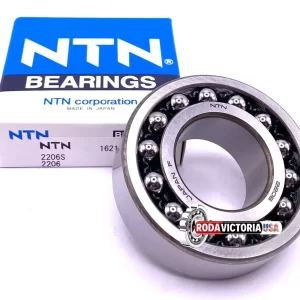 NTN Japan 2206S Self Aligning Ball Bearing Double Row 30X62x20 mm