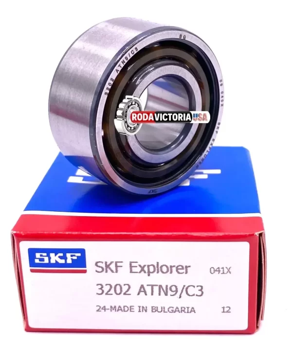 SKF 3202 ATN9 C3 Angular Contact Ball Bearing 15x35x15.9 mm