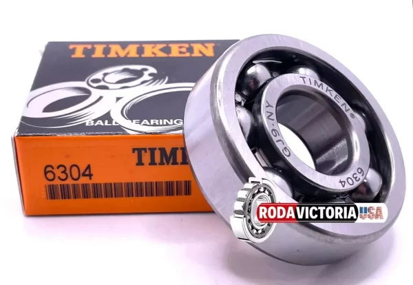 TIMKEN 6304 C3 Deep Groove Ball Bearings Open Type, No Seals 20x52x15 mm - Image 2