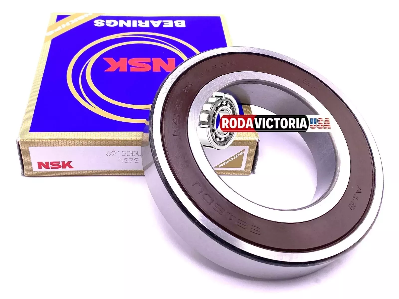 NSK 6215 DDU C3 Deep Groove Ball Bearing, Rubber Sealed 2RS LLU 75x130x25 mm