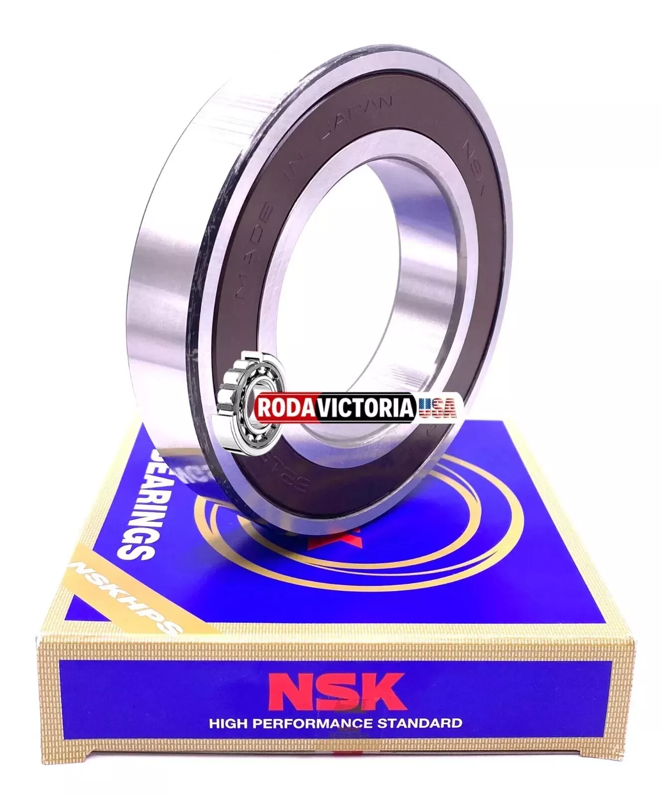 NSK 6215 DDU C3 Deep Groove Ball Bearing, Rubber Sealed 2RS LLU 75x130x25 mm - Image 2