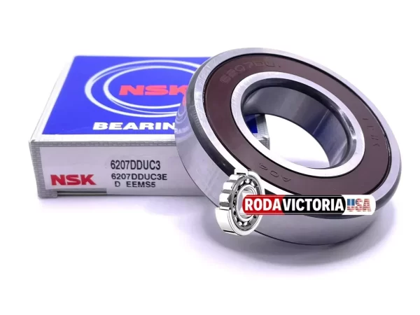 NSK 6207 DDU C3 Deep Groove Ball Bearing, Rubber Sealed 6207 2RS 35x72x17 mm - Image 2