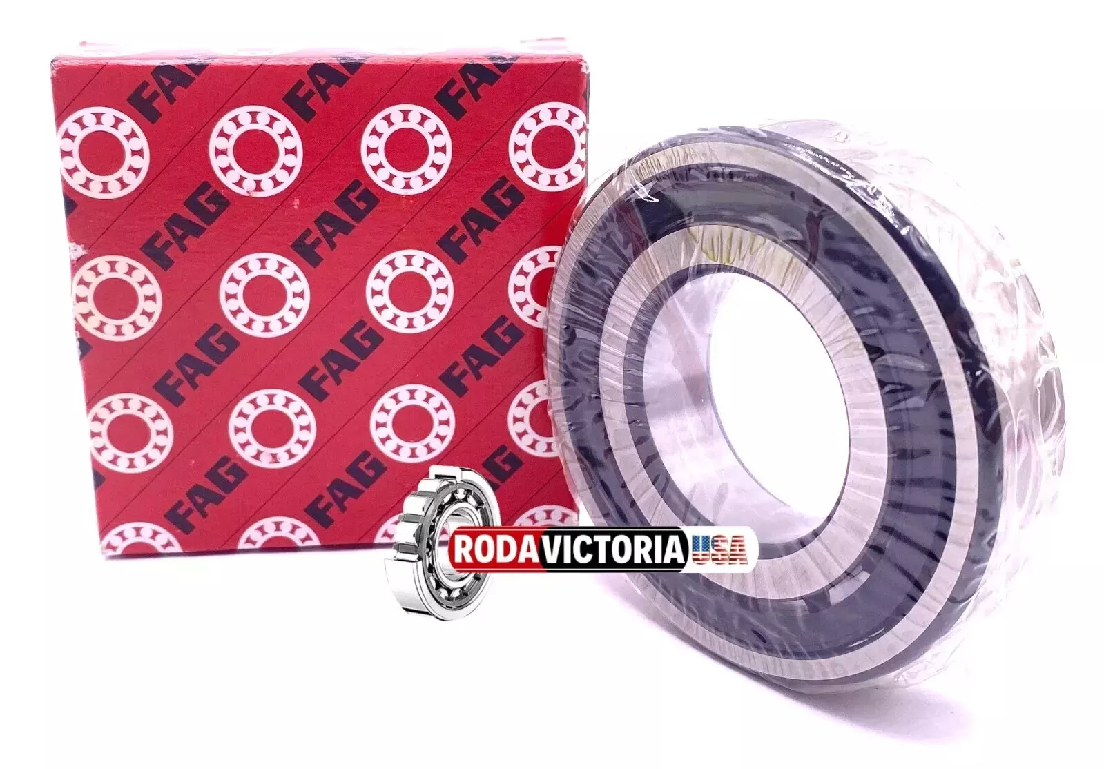 FAG Germany 20207 TVP C3 Barrel Roller Bearing 35x72x17 mm - Image 2