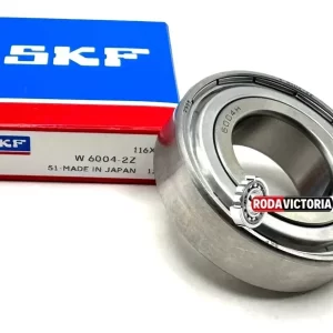 SKF W6004 ZZ Stainless Steel Ball Bearing, Metal Shielded 20x42x12 mm