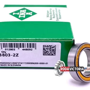 INA 3803 ZZ Angular Contact Ball Bearing, Double row 3803 2Z 17x26x7 mm