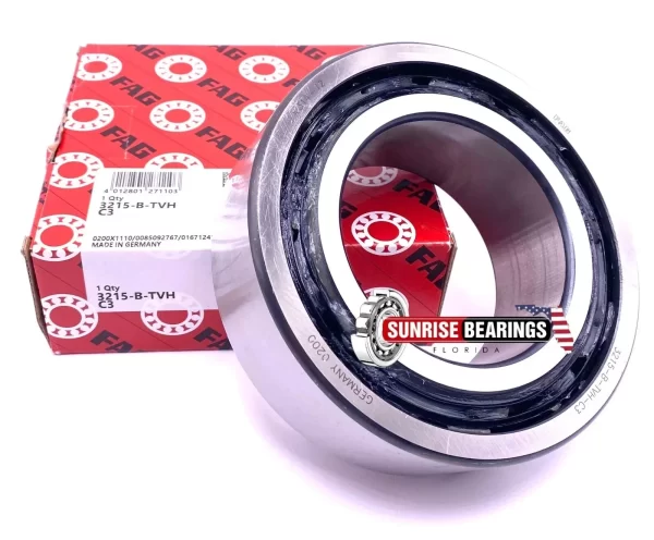 FAG Germany 3215 B TVH C3 Angular Contact Ball Bearing 75x130x31.3 mm