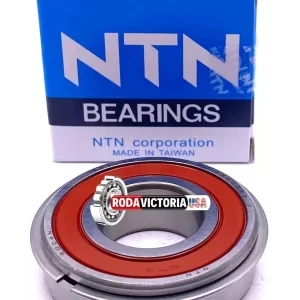 NTN 6004 LLU NR Ball Bearing, Rubber Seal + Snap Ring 20x42x12 mm