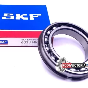 SKF 6013 NR Ball Bearing, Open Type, No Seals + Snap Ring 65x100x18 mm