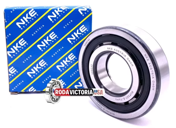 NKE NUP307 E TVP3 Cylindrical roller bearing 30x80x21 mm - Image 3