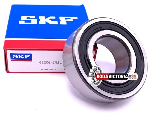 SKF 62206 2RS1 Deep Groove Ball Bearing, Rubber Sealed 30x62x20 mm - Image 2