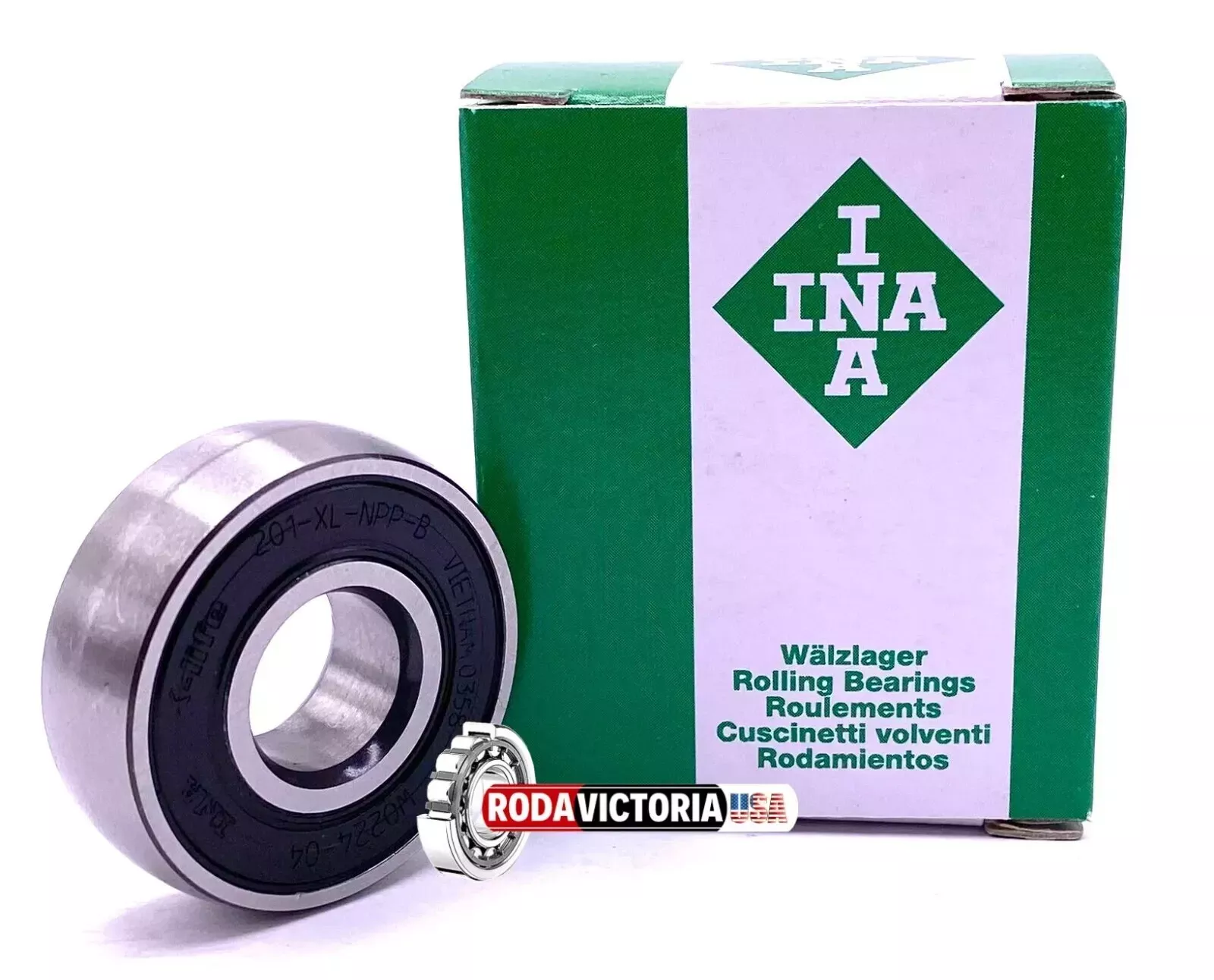 INA 201 NPP B Radial Insert Ball Bearing CS201 LLU 12x32x10 mm - Image 4