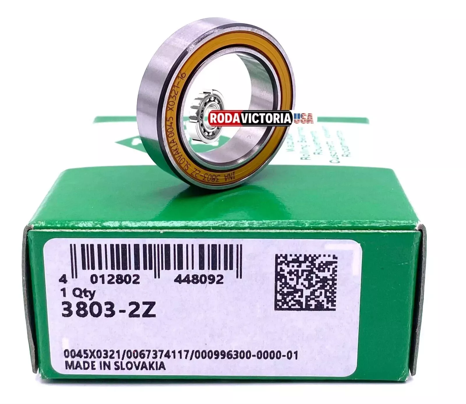 INA 3803 ZZ Angular Contact Ball Bearing, Double row 3803 2Z 17x26x7 mm - Image 3
