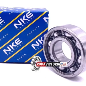 NKE 6202 Deep Groove Ball Bearing, Open Type, No Seals 15x35x11 mm