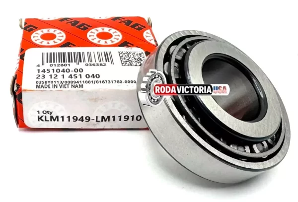 FAG KLM11949 / LM11910 Tapered Roller Bearing 19.05x45.237x15.494 mm