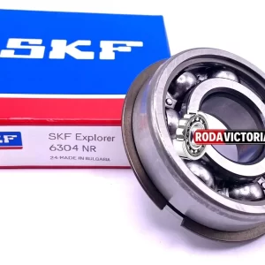 SKF 6304 NR Deep Groove Ball Bearing Open type + Snap Ring 20x52x15 mm