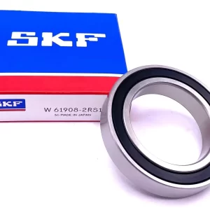 SKF Japan W61908 2rs1 Ball Bearing, Stainless Steel, Sealed 40x62x12 mm