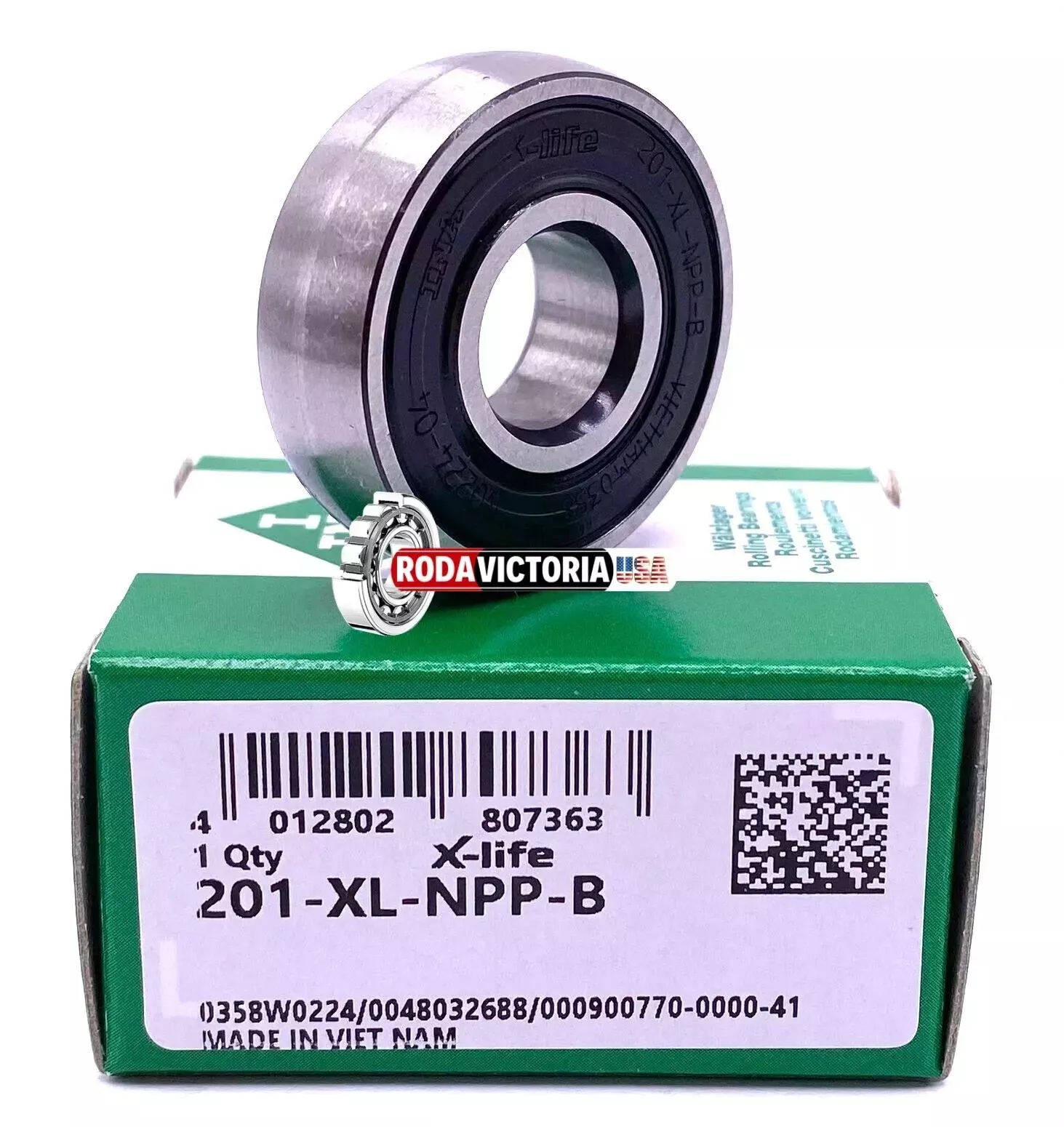 INA 201 NPP B Radial Insert Ball Bearing CS201 LLU 12x32x10 mm - Image 3