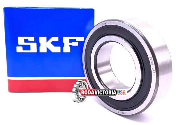 SKF 62209 2RS Deep Groove Ball Bearing, Rubber Sealed 45x85x23 mm - Image 2