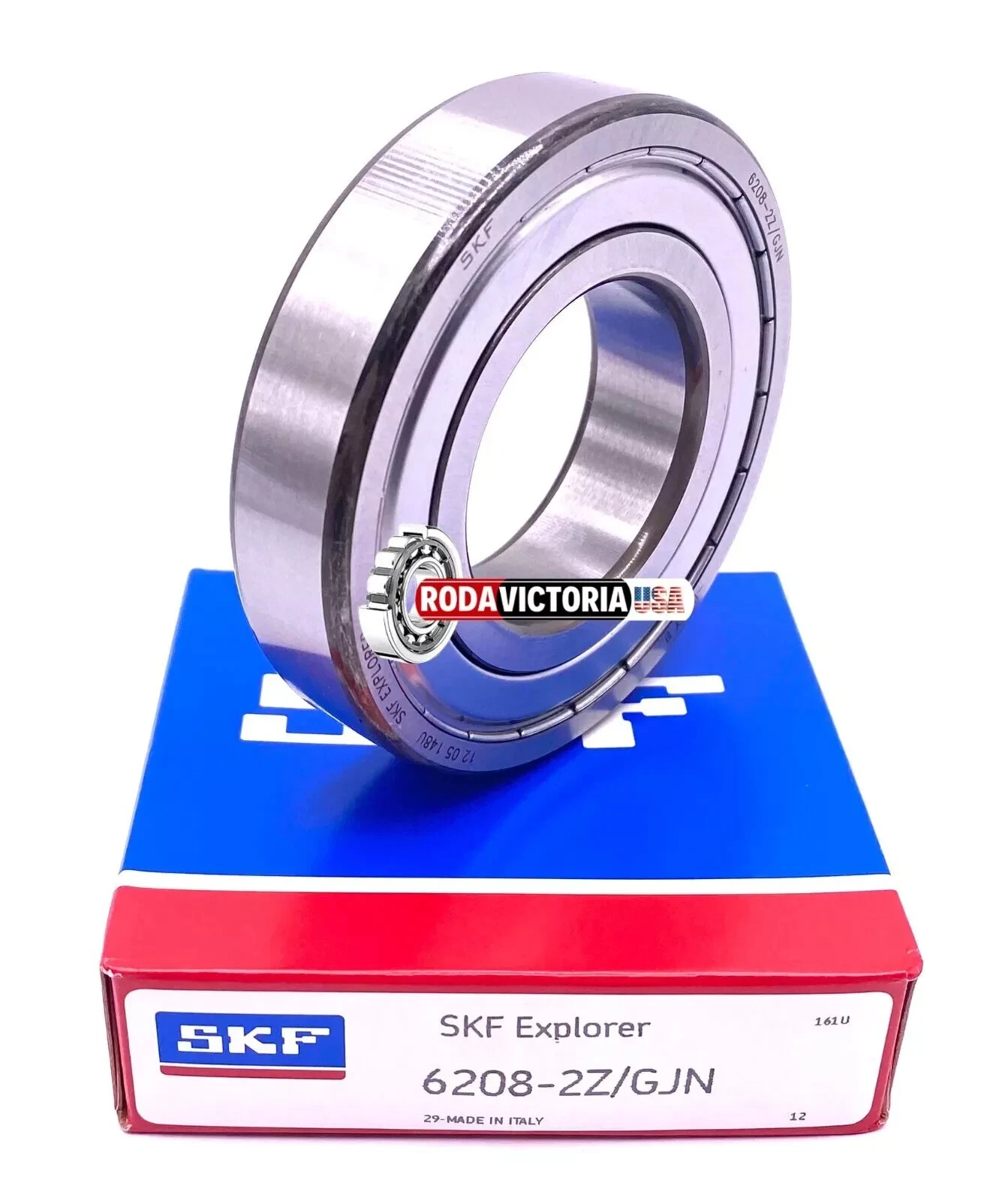 SKF Italy 6208 ZZ GJN Deep Groove Ball Bearing, Metal Shielded 40x80x18 mm - Image 3