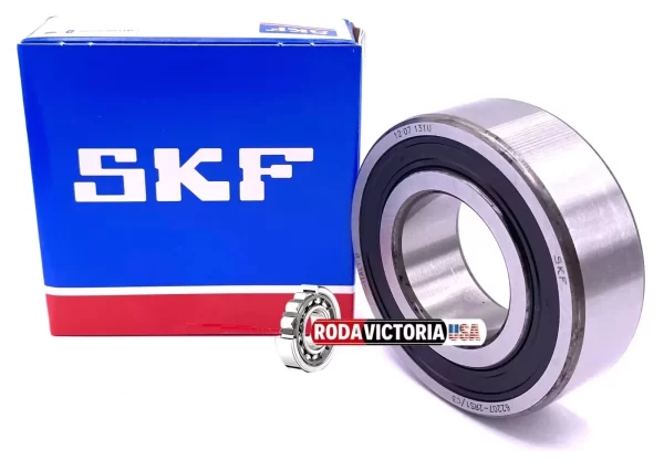 SKF 62207 2RS1 C3 Deep Groove Ball Bearing, Rubber Sealed 35x72x23 mm - Image 3