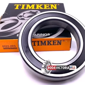 Timken 6022 2RS C3 Deep Groove Ball Bearing, Rubber Sealed 110x170x28 mm