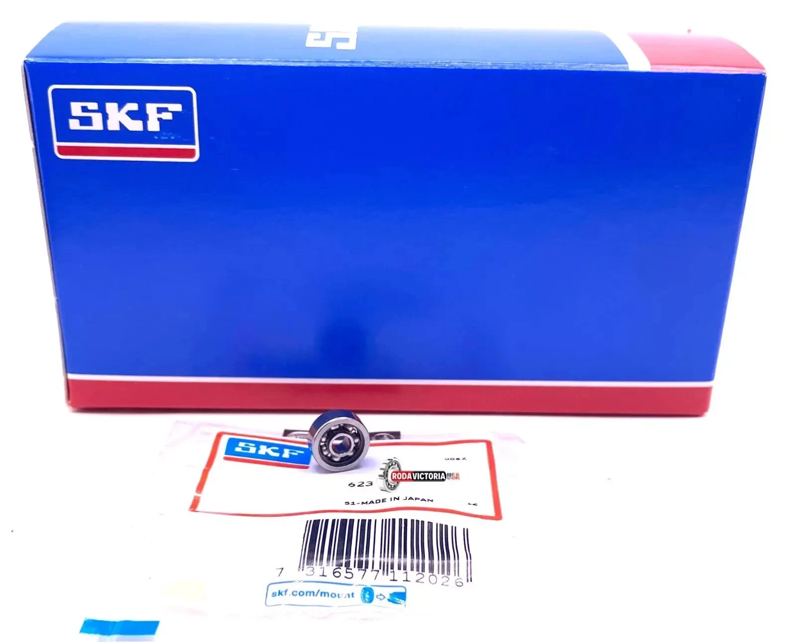 SKF Japan 623 Deep Groove Ball Bearing, Open Type, No Seals 3x10x4 mm - Image 3