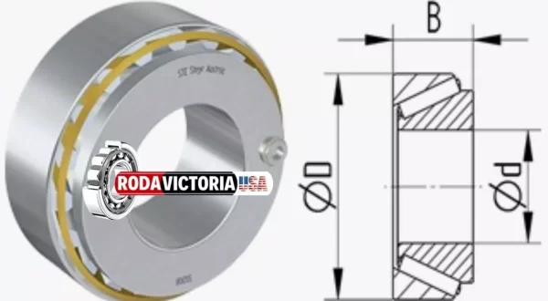 STC-Steyr 293/600 E M Axial Spherical Roller Bearing 60x900x180 mm - Image 3