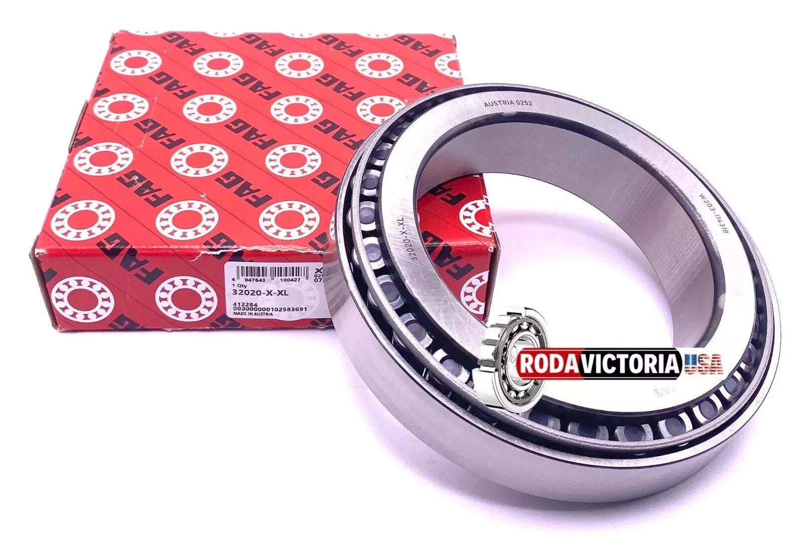 FAG 32020 X Tapered Roller Bearing 100x150x32 mm - Image 2