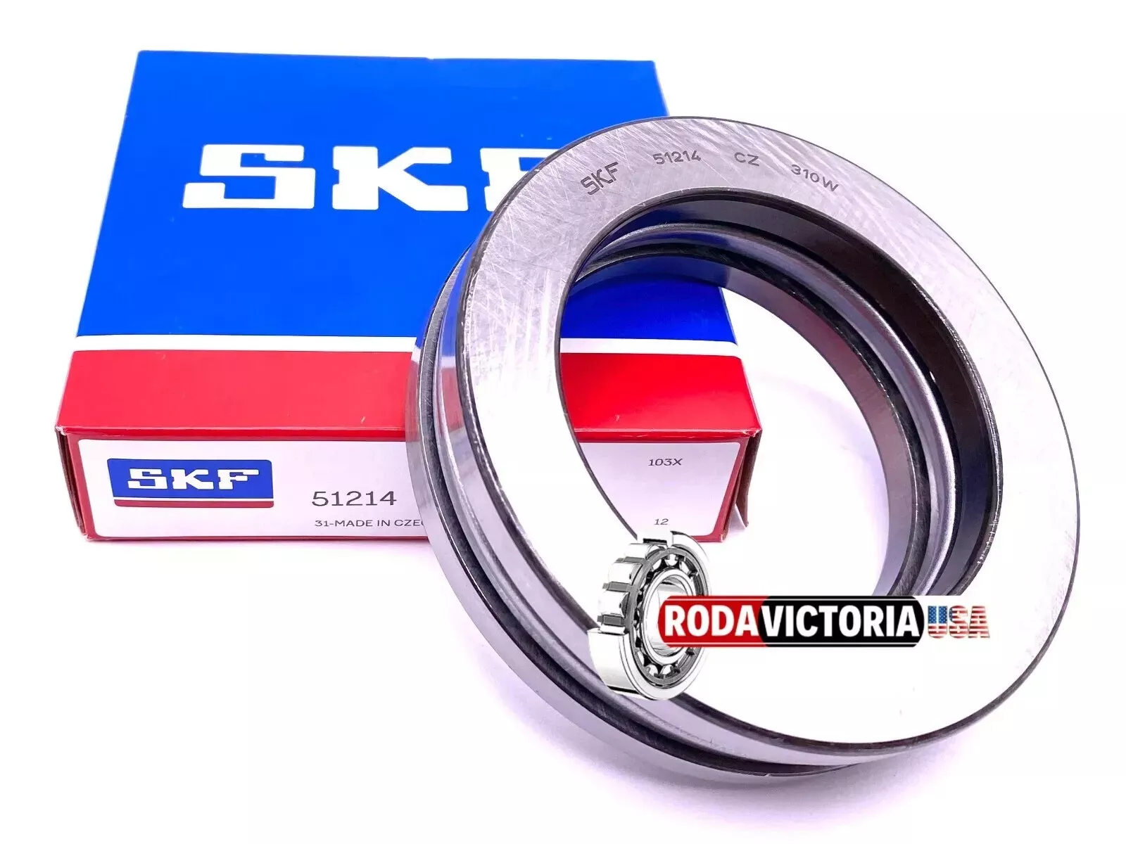 SKF 51214 Axial Deep Groove Ball Bearing 70x705x27 mm - Image 2