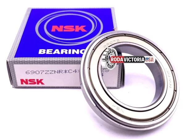 NSK 6907 ZZ NR C4 Ball Bearing Metal Shielded + Snap Ring 35x55x10 mm