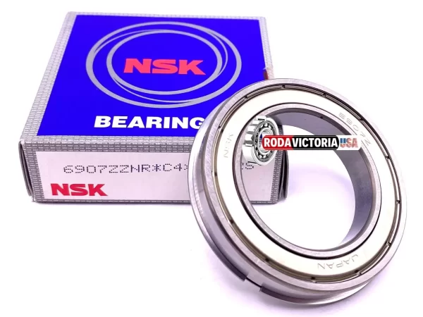 NSK 6907 ZZ NR C4 Ball Bearing Metal Shielded + Snap Ring 35x55x10 mm - Image 4