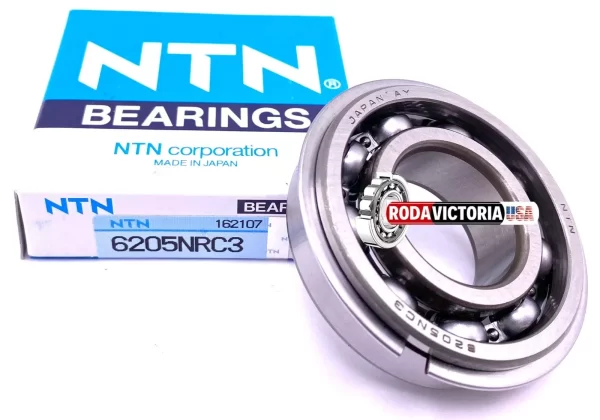 NTN Japan 6205 NR C3 Ball Bearing, Open Type + Snap Ring 25x52x15 mm