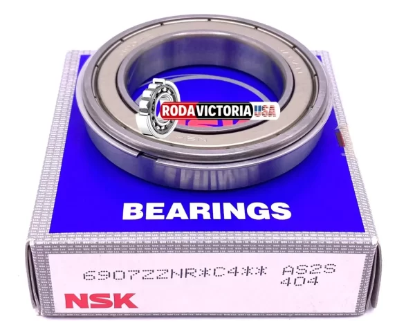 NSK 6907 ZZ NR C4 Ball Bearing Metal Shielded + Snap Ring 35x55x10 mm - Image 3