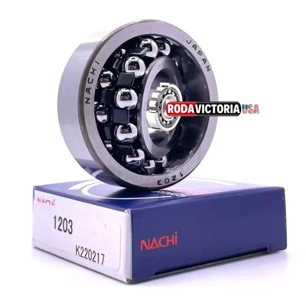 NACHI 1203 C3 SELF ALIGNING BALL BEARING 1203 17x40x12 mm - Image 4