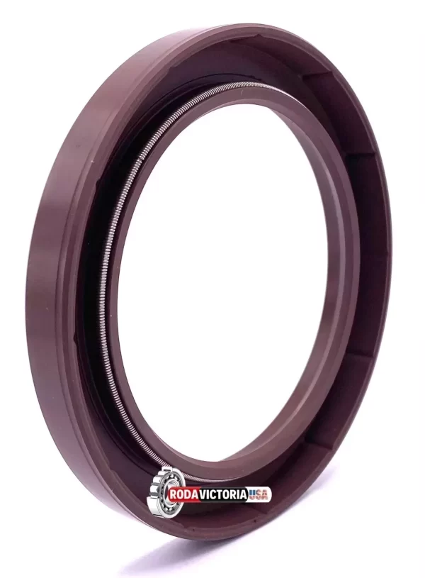 DICHTOMATIK 40x68x10 mm Perbunan Metric Oil Seal Double Lip with Spring - Image 3