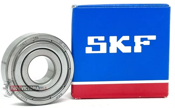 SKF 6201 ZZ C3/GJN Deep Groove Ball Bearing, Metal Shielded 12x32x10 mm - Image 2