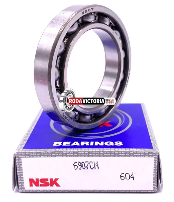 NSK Japan 6907 Deep Groove Ball Bearing, Open Type, No Seals 61907 35x55x10 mm - Image 3