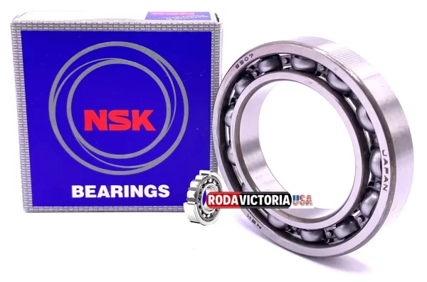 NSK Japan 6907 Deep Groove Ball Bearing, Open Type, No Seals 61907 35x55x10 mm - Image 2