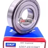 SKF 6307 ZZ C3 WT Deep Groove Ball Bearing 35x80x21 mm - Image 2