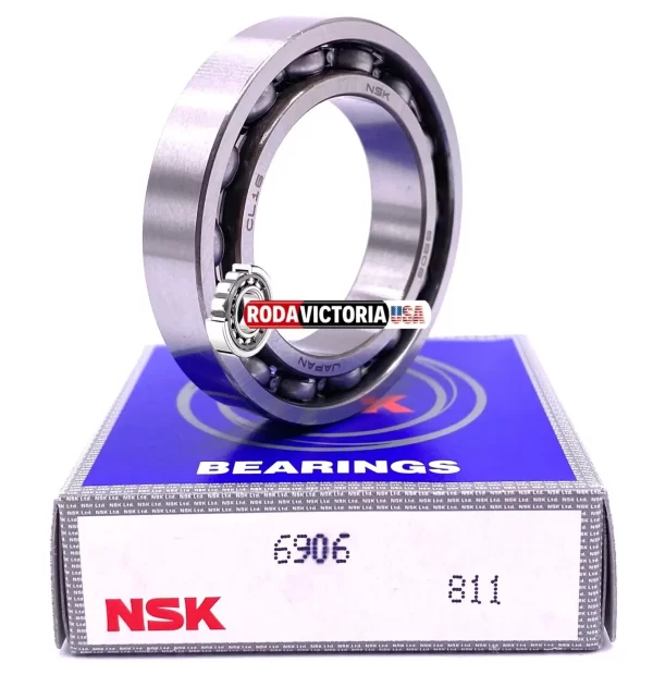 NSK Japan 6906 Deep Groove Ball Bearing, Open Type, No Seals 61906 30x47x9 mm - Image 2