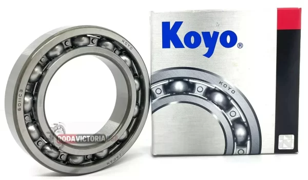 KOYO Japan 6011 Deep Groove Ball Bearing, Open Type, No Seals 55x90x18 mm