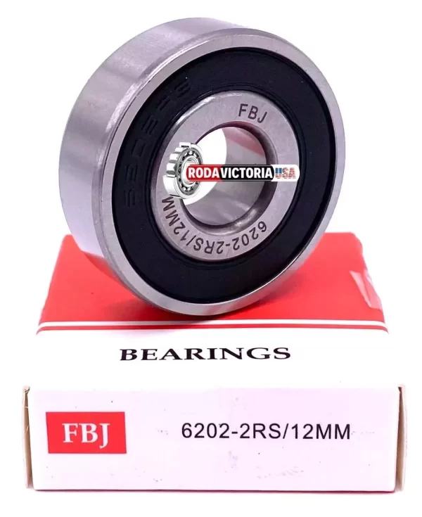 FBJ 6202 / 12 2RS BALL BEARING, RUBBER SEALED SPECIAL BORE 12mm 12x35x11 mm - Image 4