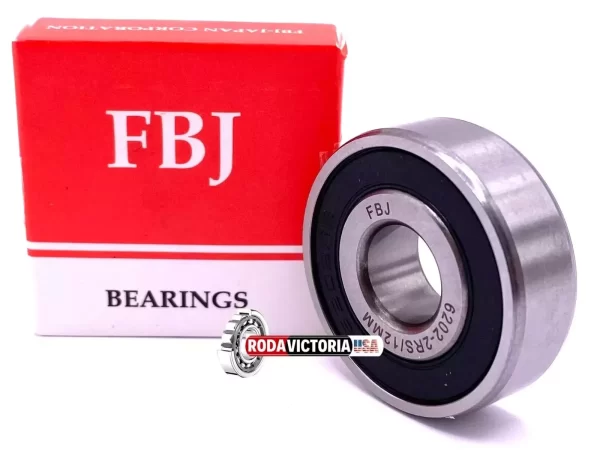 FBJ 6202 / 12 2RS BALL BEARING, RUBBER SEALED SPECIAL BORE 12mm 12x35x11 mm - Image 3