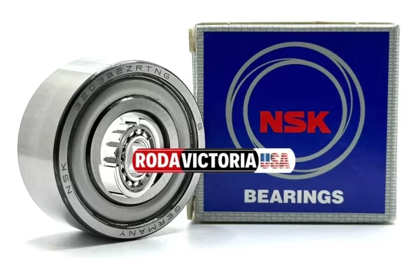 NSK 3203 B ZZ RTNG C3 ANGULAR CONTAC BALL BEARING, METAL 5203 17x40x17.5 mm. - Image 2